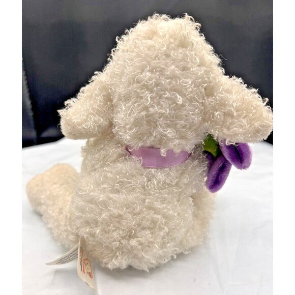 2006 March of Dimes Lamb Sheep Plush Flower Bean Bag for Babies Stuffed - Picture 4 of 7